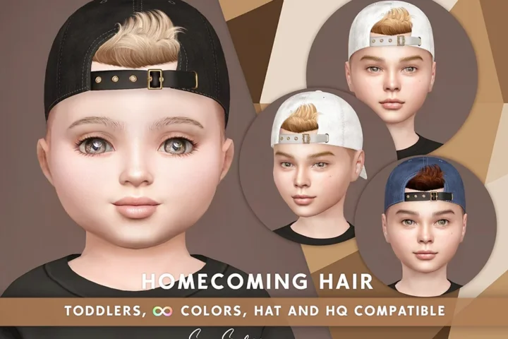SONYASIMS - HOMECOMING HAIR TODDLERS
