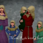 Medieval Monk's Clothing Chest