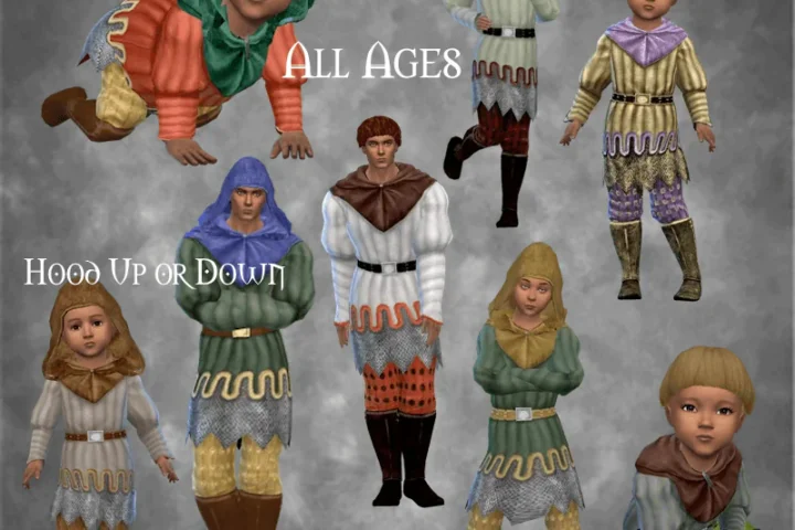 TSM Off Duty Knight Hood Outfit All Ages