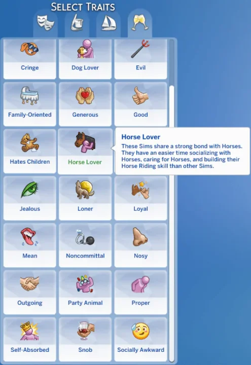 Better Horse Lover Trait