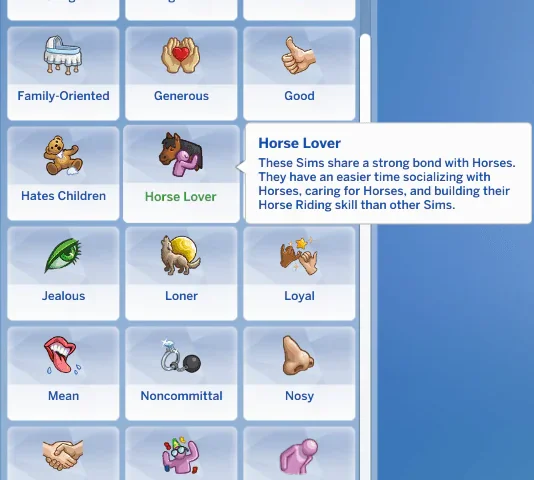 Better Horse Lover Trait