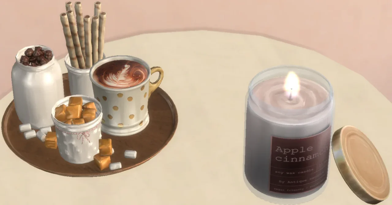 Hot chocolate marshmallow tray