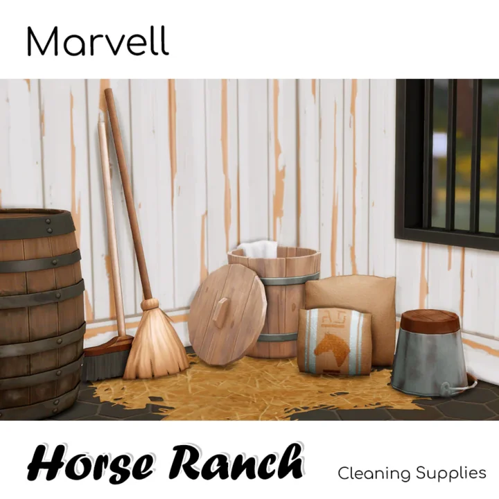 Horse Ranch Cleaning Supplies by Marvell