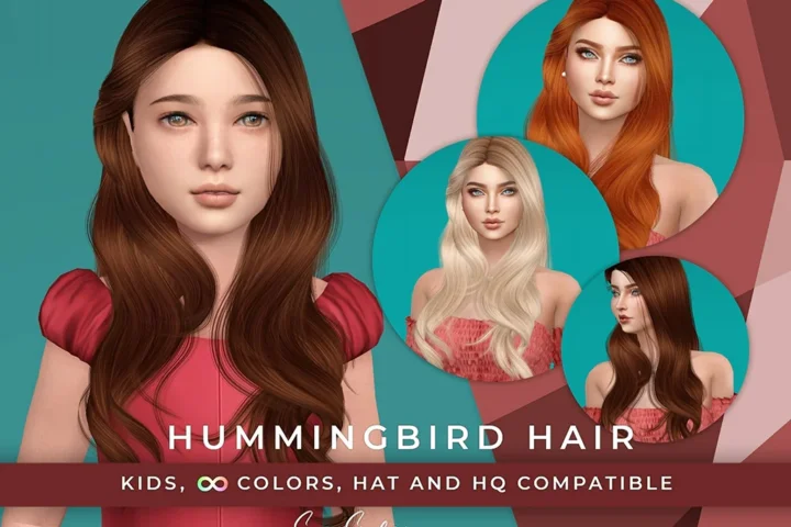 SONYASIMS - HUMMINGBIRD HAIR KIDS