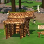 Settlers Forest Huts as Hood Deco