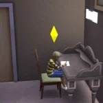 Homework at Desk