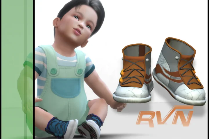Infants High Cut Leather Shoes