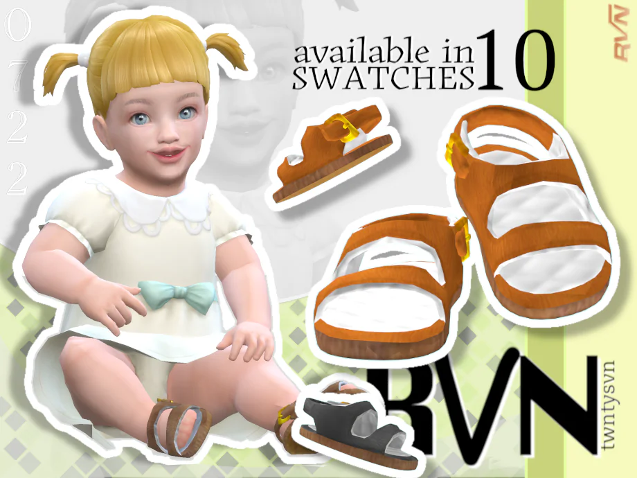 Infants Plain Single Strap Sandals (Male/Female)