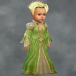 TSM Royal Queen Pointed Collar Dress for All Ages