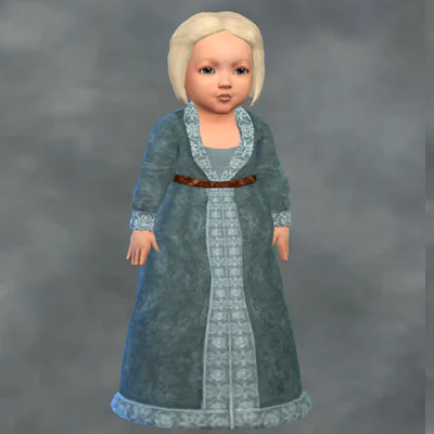 TSM Royal Queen Silky Robe Plain Version