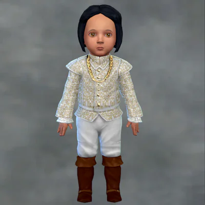 TSM Aristocrat Vest Jacket Boots Outfit for All Ages - Fancy Version