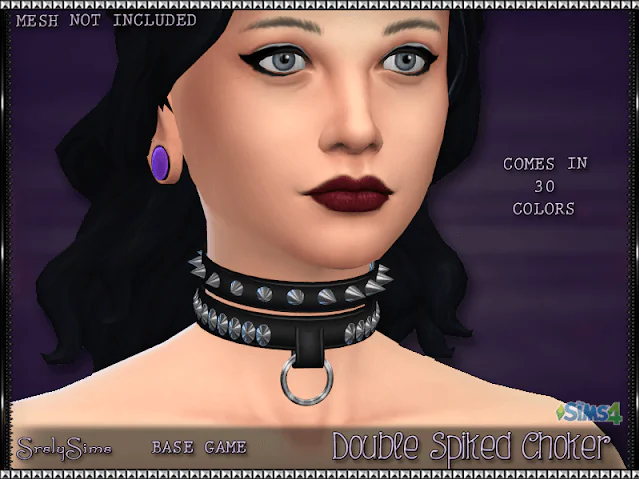 Double Spiked Choker