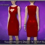Valentine 2015 Dress - Without Hip Hearts