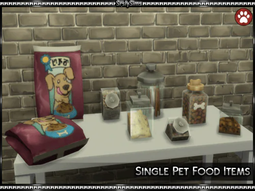 Single Pet Food Items