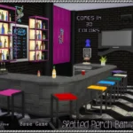Recolors: Slatted Perch Barstool