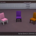 Recolors: Retro Dinette Dining Chair