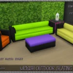Recolors: Wicker Patio Set