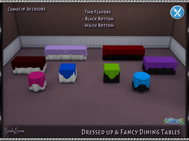 Recolors: Fancy Dining Tables