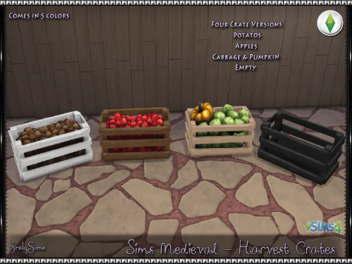 Medieval Harvest Crates