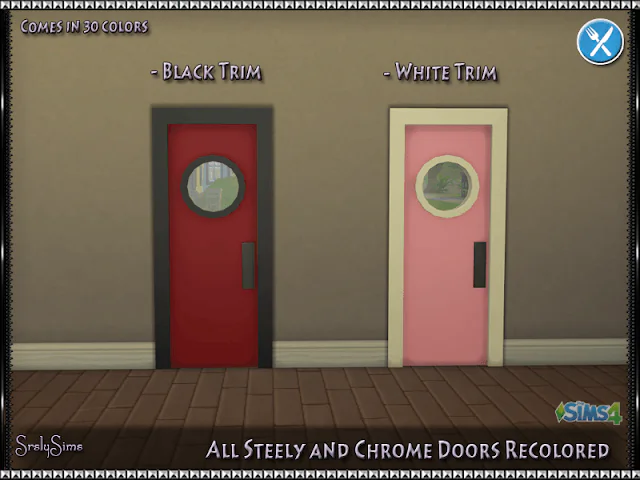 Recolors: All Steely and Chrome Doors