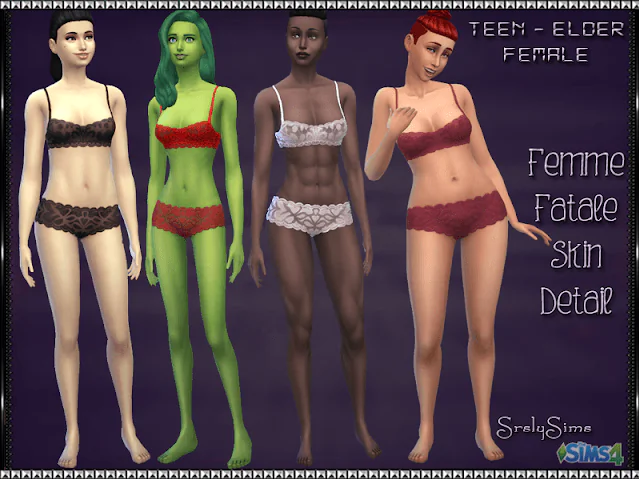 Femme Fatal Skin Detail