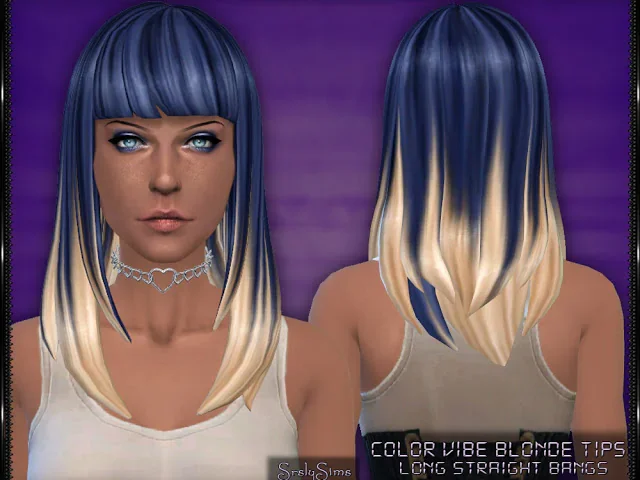 Color Vibe Hair - Blonde Tips
