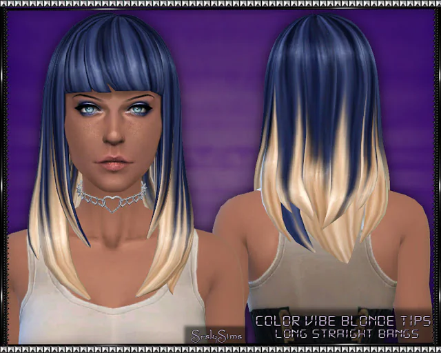 Color Vibe Hair - Blonde Tips