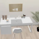 Minimal Sienna office set
