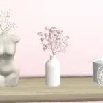 Flowers cherry blossom in vase