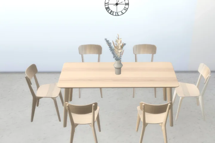 Eartha minimal dinning set