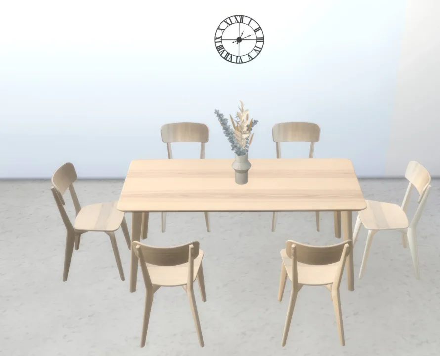 Eartha minimal dinning set