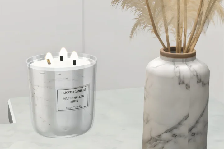 Flicker candle - Marshmallow musk