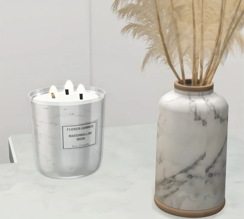 Flicker candle - Marshmallow musk