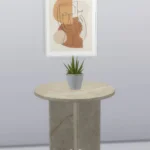 Eartha Minimal end table