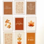 Autumn wall prints #1