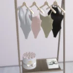 Swimsuit hanging rack - set