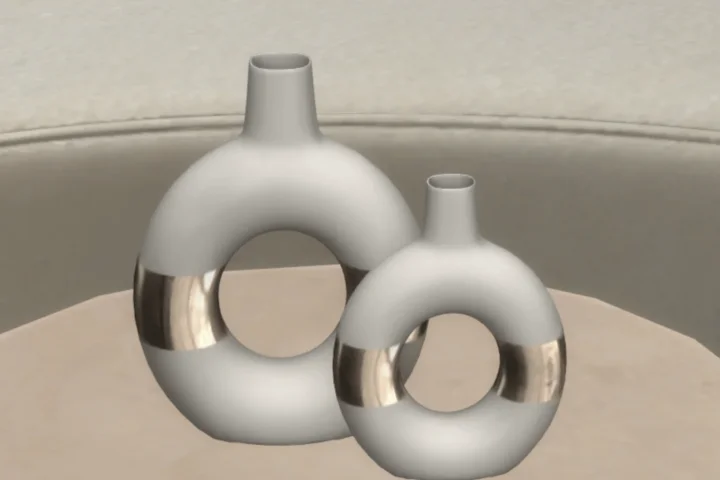 Minimal deco vases - set