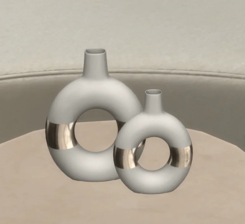 Minimal deco vases - set