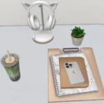 Minimal phone with notes & planner - set