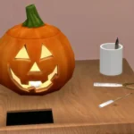 Pumpkin carving station table