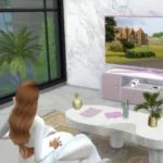 Barbie pink TV set