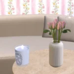 Antigue Roses in vase - set