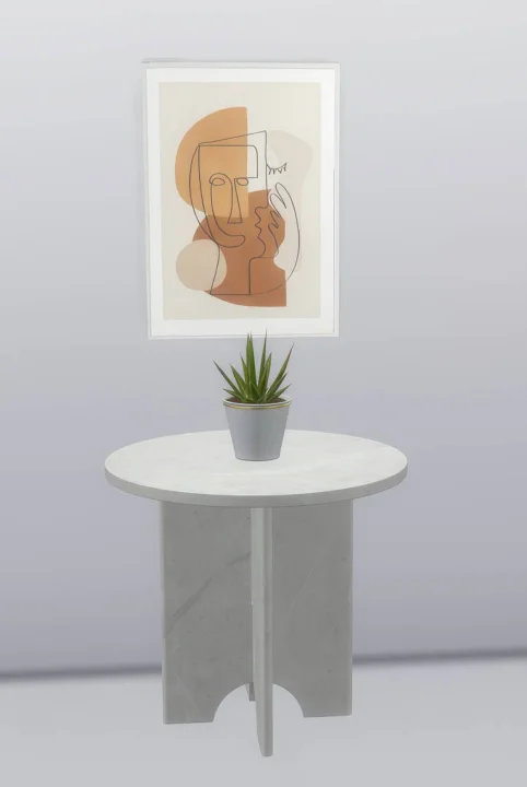Eartha Minimal end table