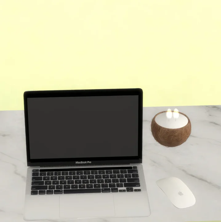 Coconut candles - set