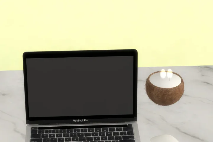 Coconut candles - set