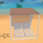 Beach pavilion - set