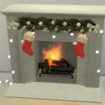 Marble fireplace set