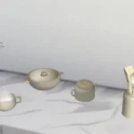 Serene kitchen set