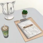 Minimal phone with notes & planner - set