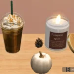 Pumpkin spice latte coffee